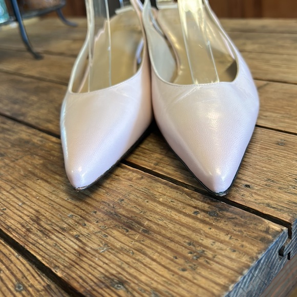Stuart Weitzman Pink sling back kitten heels sz6.5N - Picture 6 of 12